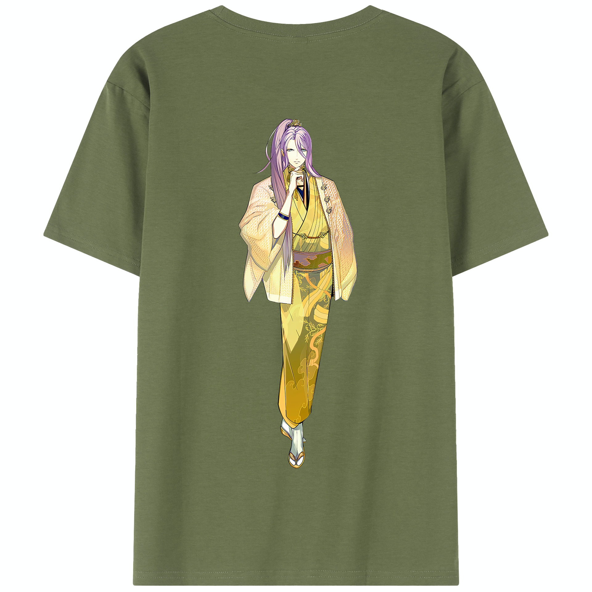 （画像用） 刀剣乱舞 Touken Ranbu 綿100％半袖Tシャツ（背面プリント）